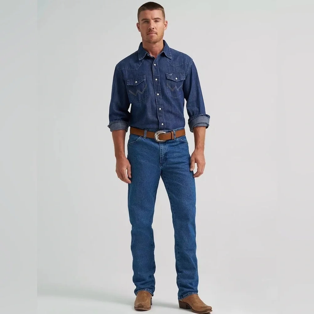 Men’s Wrangler - WRANGLER COWBOY CUT ORIGINAL FIT JEAN - Size 35x38